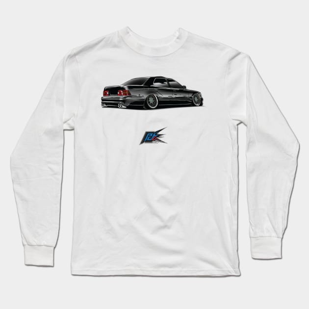 lexus ls400 black Long Sleeve T-Shirt by naquash